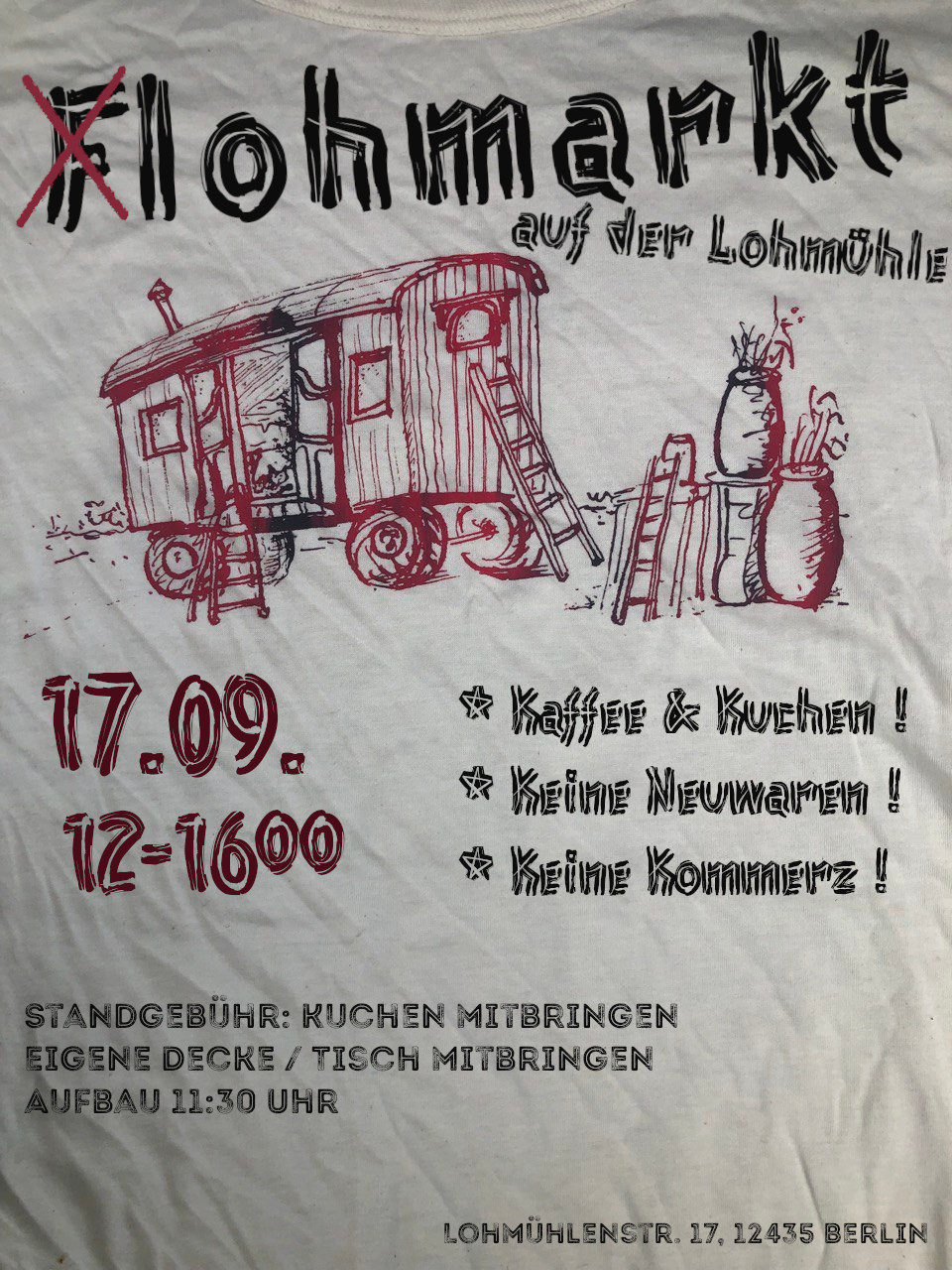 Flohmarkt auf der Lohmühle
